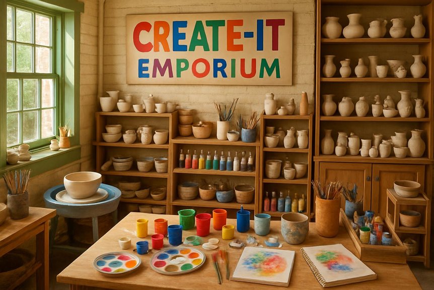 paint your own pottery