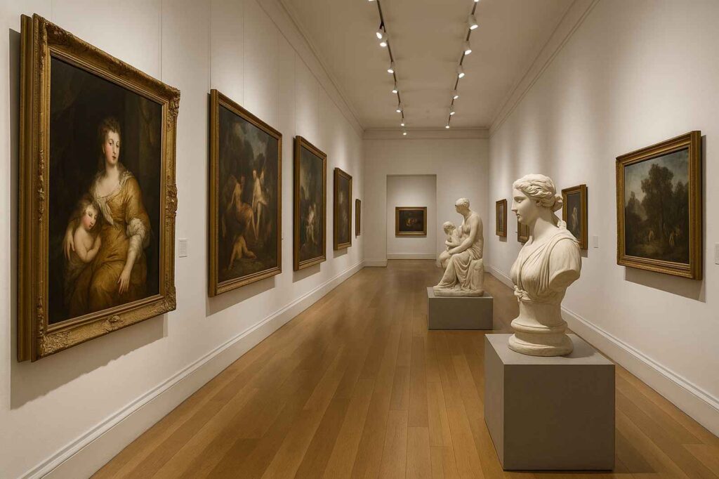 art gallery exhibition local sculptures and paintings | GPS: 49.376117, -122.653136