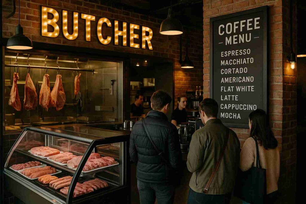 butcher coffee menu dining directory.jpg | GPS: 49.311744, -122.751819