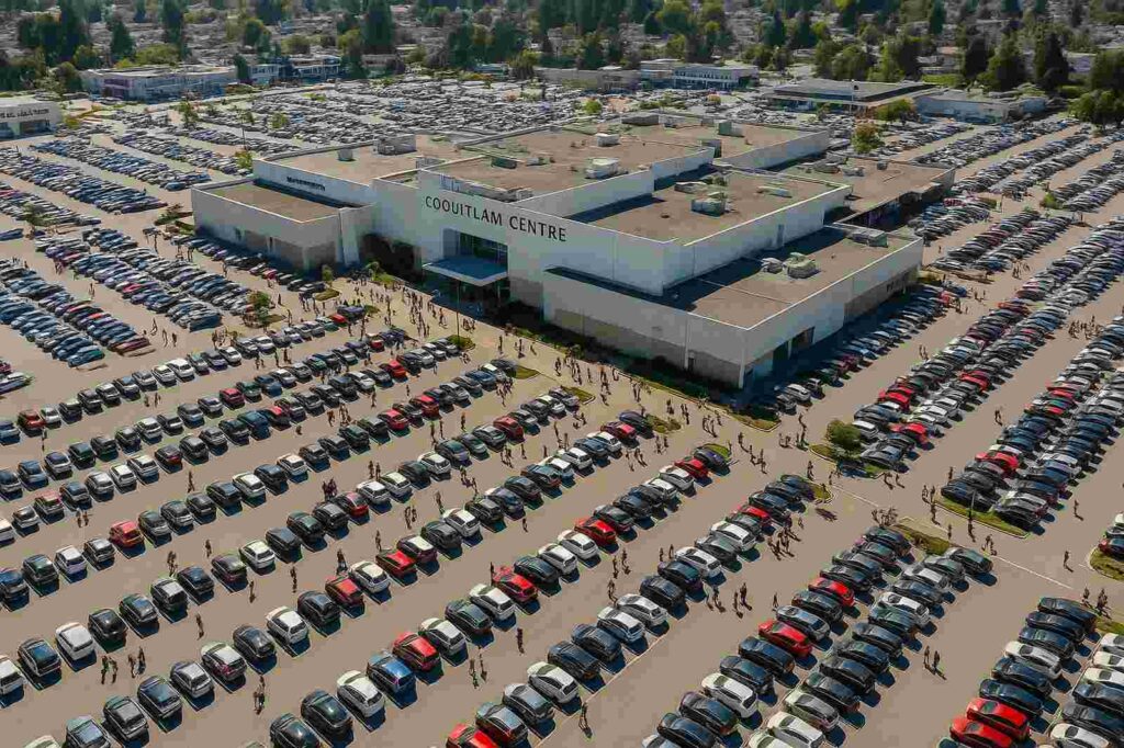 coquitlam centre parking lots local community event | GPS: 49.324030, -122.732985