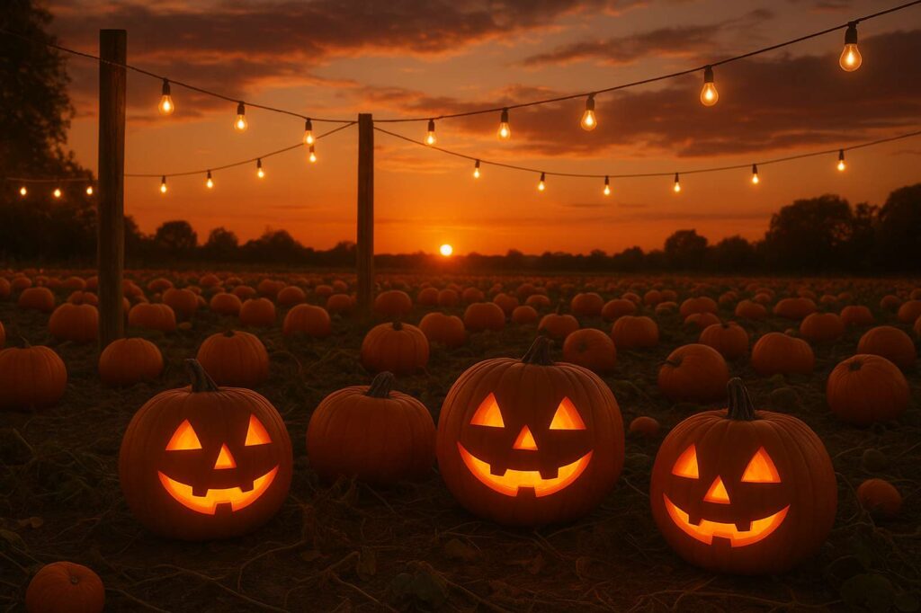 halloween pumpkins at sunset in coquitlam Coquitlam BC Fall Fun Family Activities halloween pumpkins at sunset in coquitlam | GPS: 49.387439, -122.635778