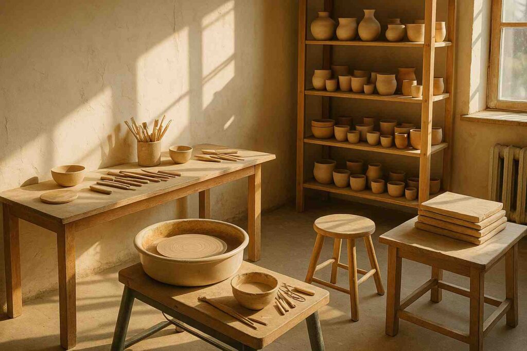 local pottery studio with tools and pots Coquitlam Date Night Ideas local pottery studio with tools and pots | GPS: 49.335360, -122.715616