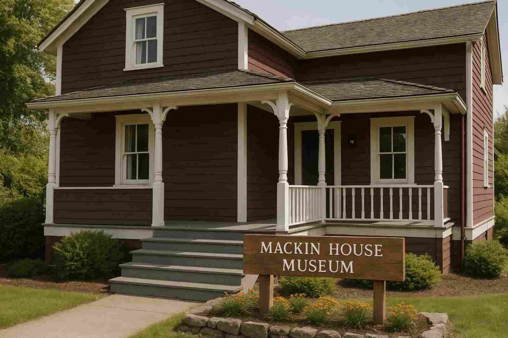 mackin house museum local history building | GPS: 49.315304, -122.746362