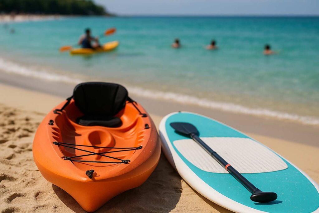 orange kayak and paddle board beach directory White Pine Beach BC Day Trip Ideas orange kayak and paddle board beach directory | GPS: 49.305723, -122.761049