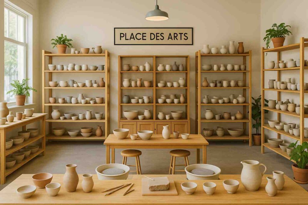 pottery studio display local artisan ceramics | GPS: 49.347197, -122.697469