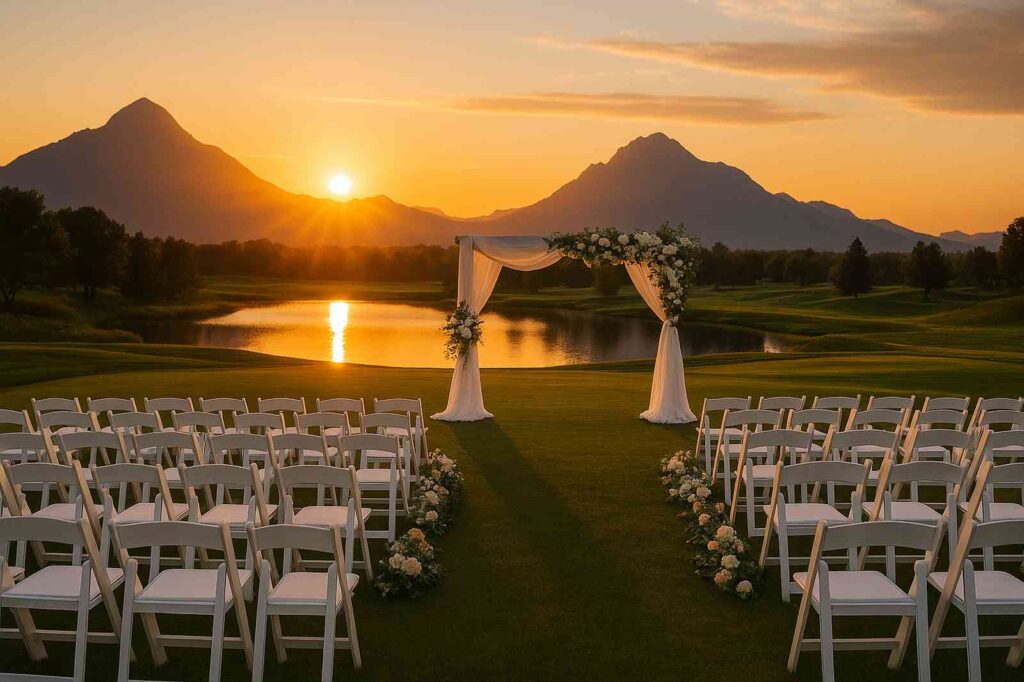 sunset wedding ceremony coquitlam | GPS: 49.317643, -122.742775