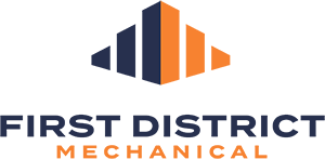 FDM Logo Vertical First District Mechanical