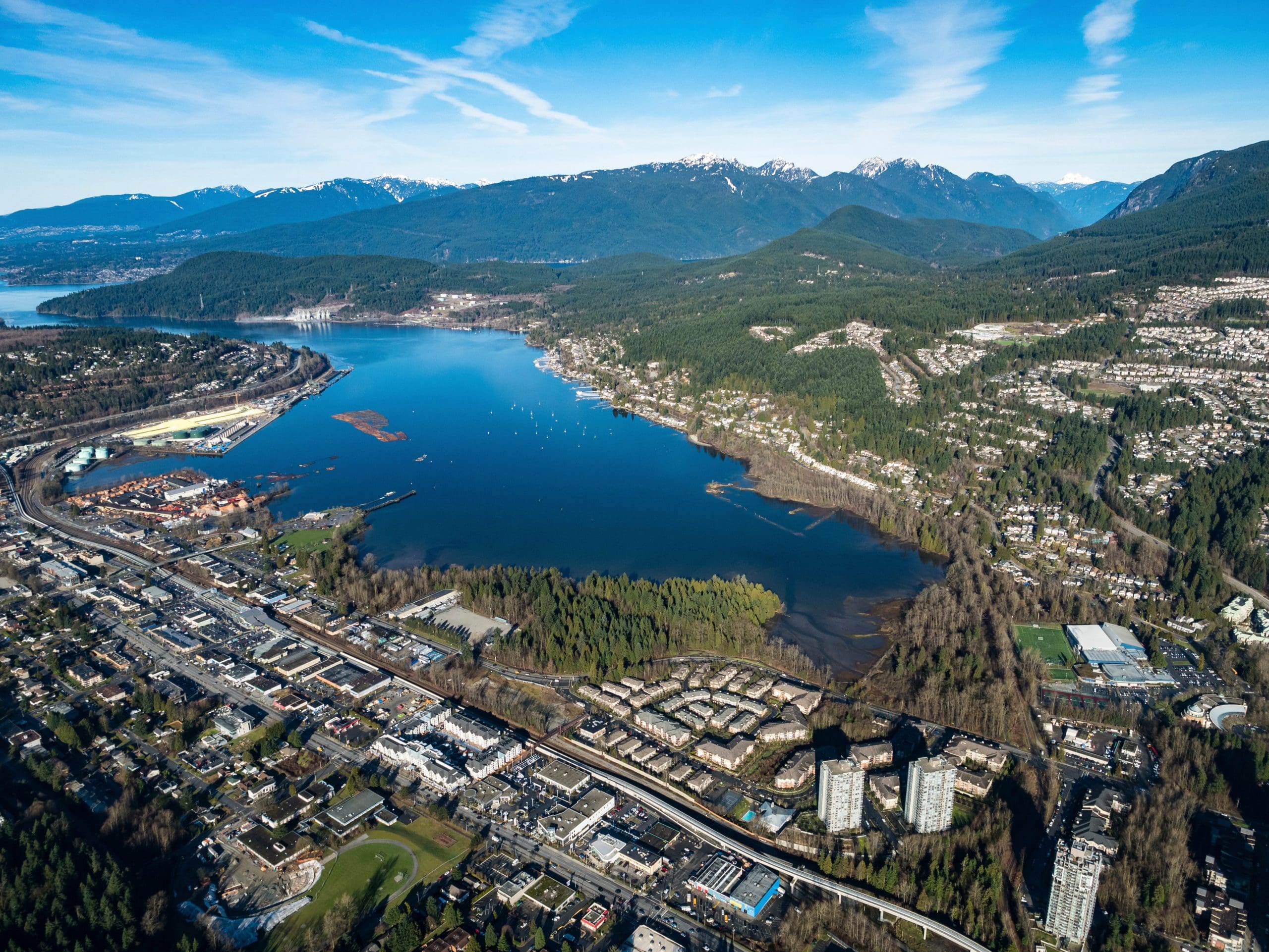 Port Moody Ariel Precise Real Estate Group - Top Coquitlam Realtor team serving Greater Vancouver