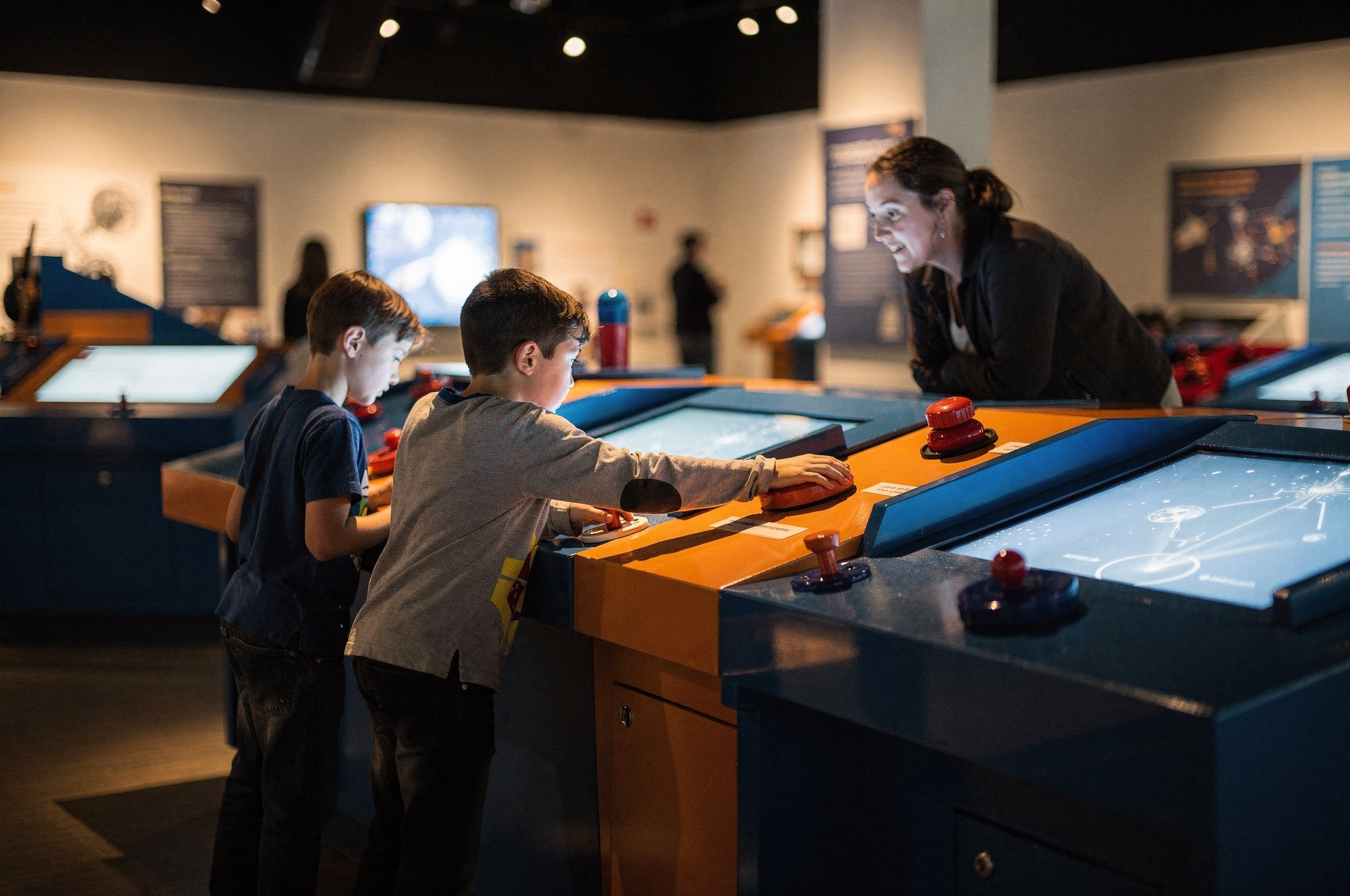 children playing at science centre coquitlam v2 Educational Fun for Kids: Coquitlam BC children exploring interactive science exhibits at a Coquitlam science centre