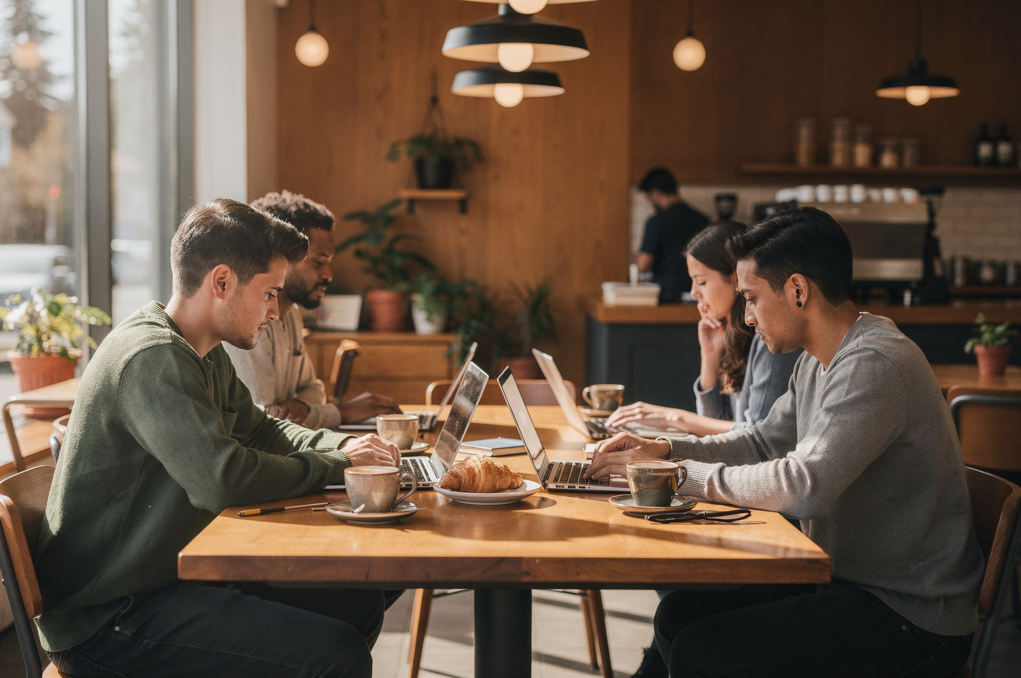 friends working coffee shop directory v2 Coquitlam BC's Best Coffee Shops friends working coffee shop directory | GPS: 49.374987, -122.654867