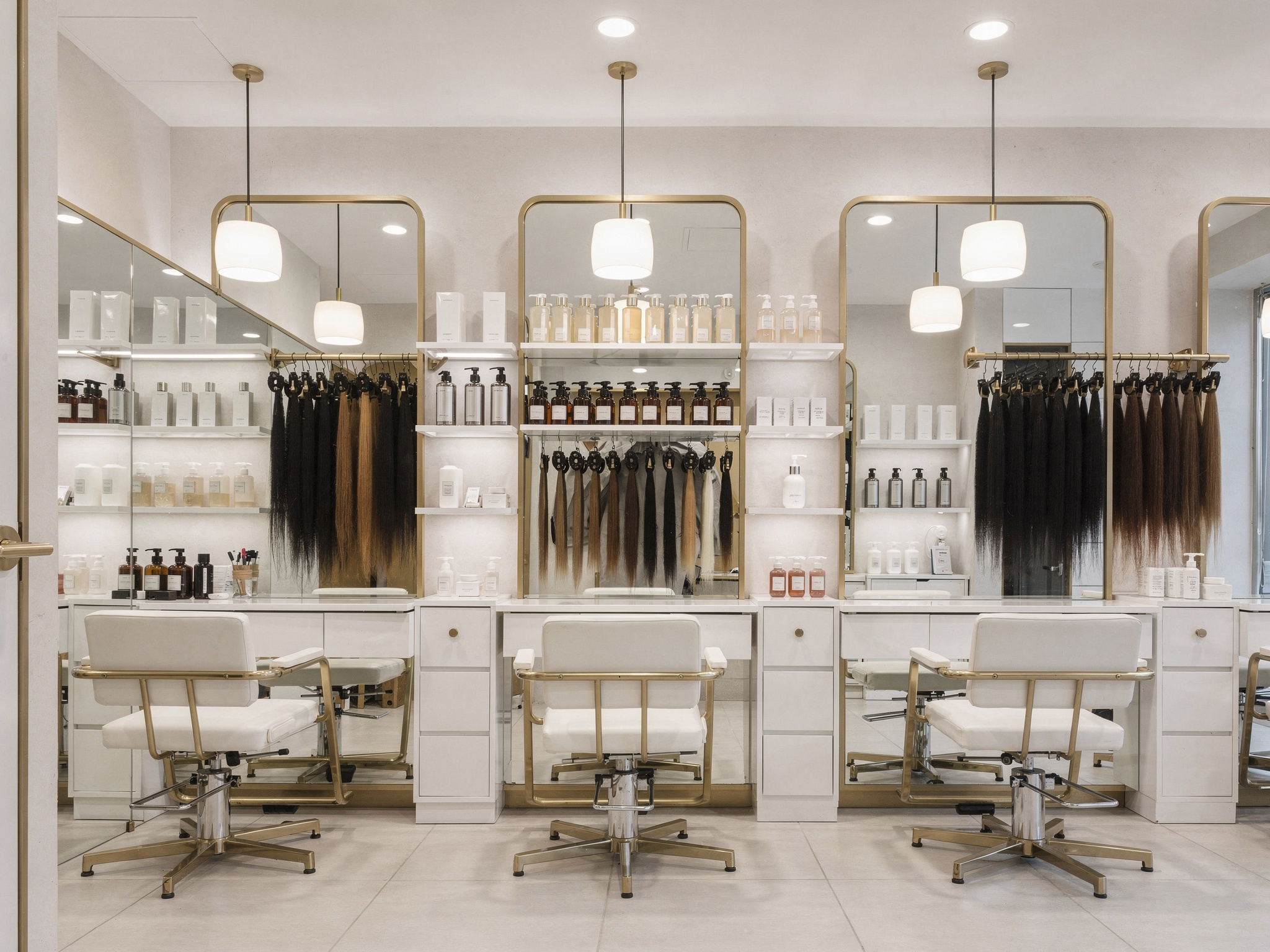 shop2 2 v2 Top Hair Salons in Coquitlam Salon de Jubilee Hair and Extensions on Glen Drive with modern Korean salon styling