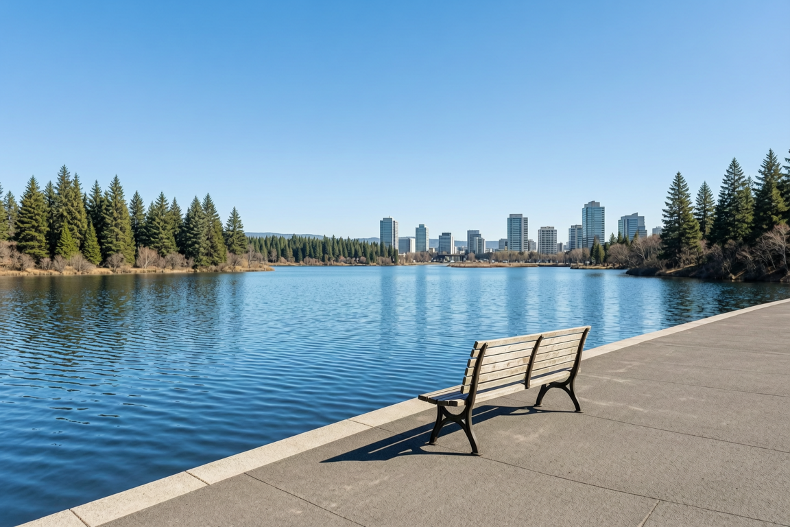 Town Centre Park: Beyond the Lake